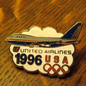 United Airlines 1996 Olympic Games Vintage Lapel Pin